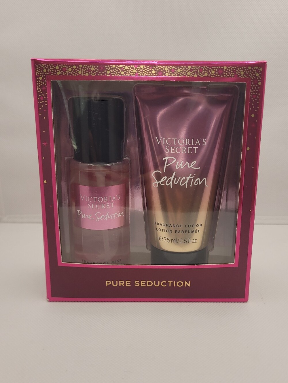 Victoria's Secret Pure Seduction 2 Piece Gift Set Mist & Lotion New Sealed Box